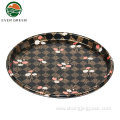 Japanese sakura printing round plastic disposable plates